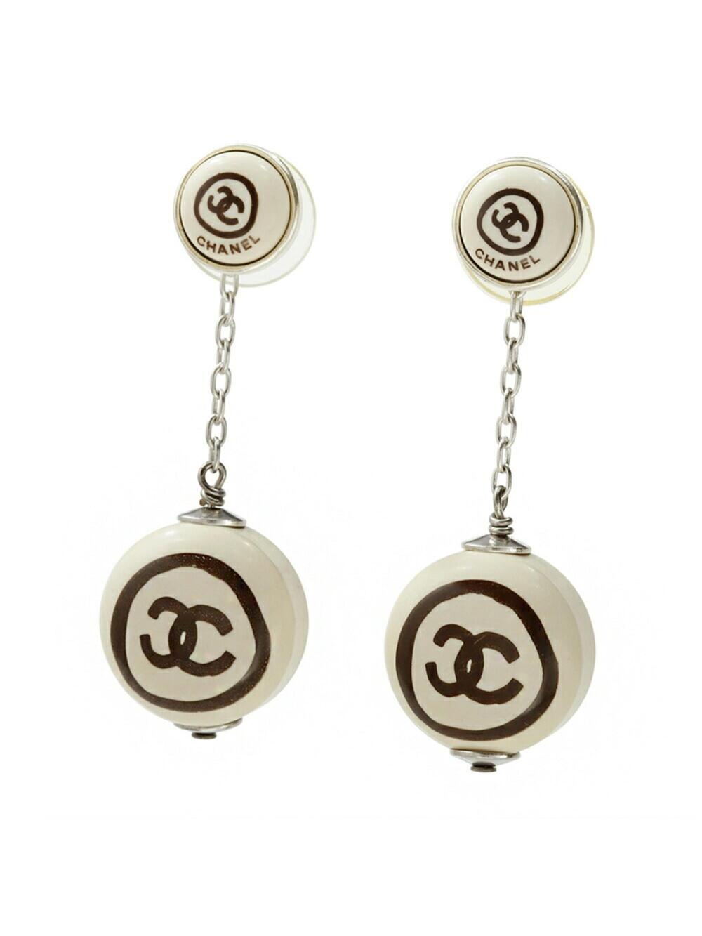 Chanel Cc Logo Earrings Metal #256893C67B